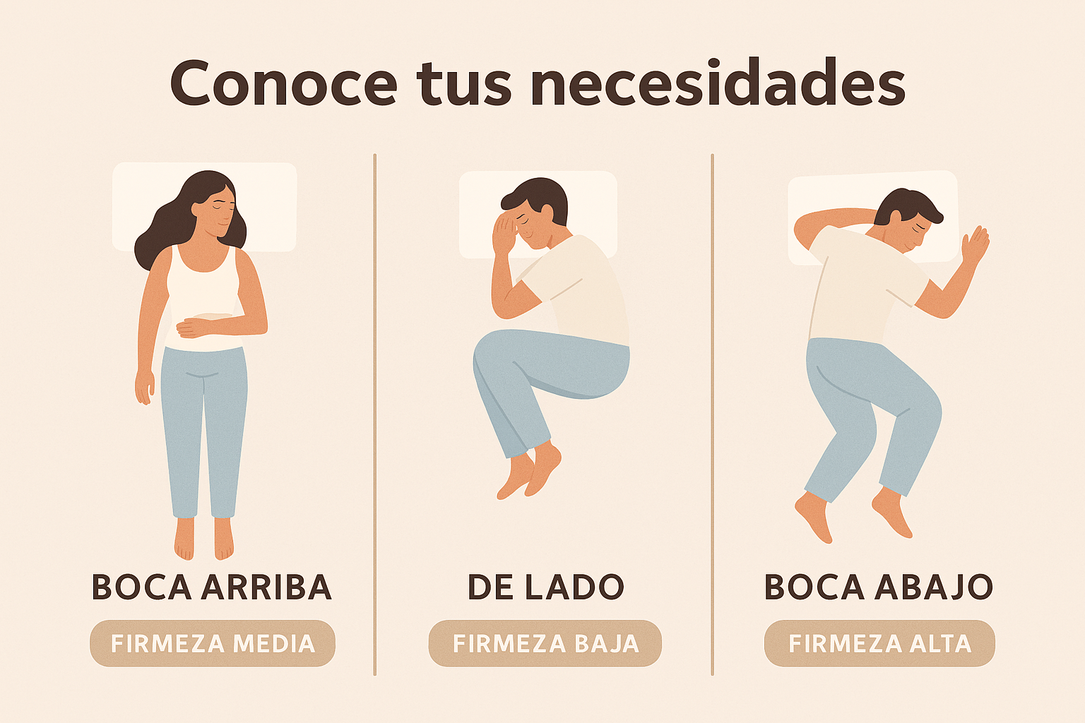 Posturas para dormir en tarancon