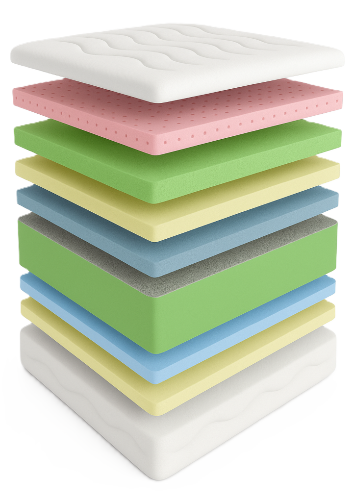 ESMERALD - VISCOELÁTICA + NÚCLEO HR - PLANETA COLCHÓN