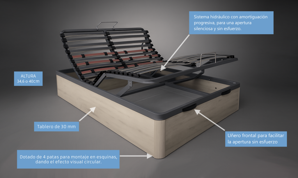 CANAPÉ ARTICULADO 1 CUERPO