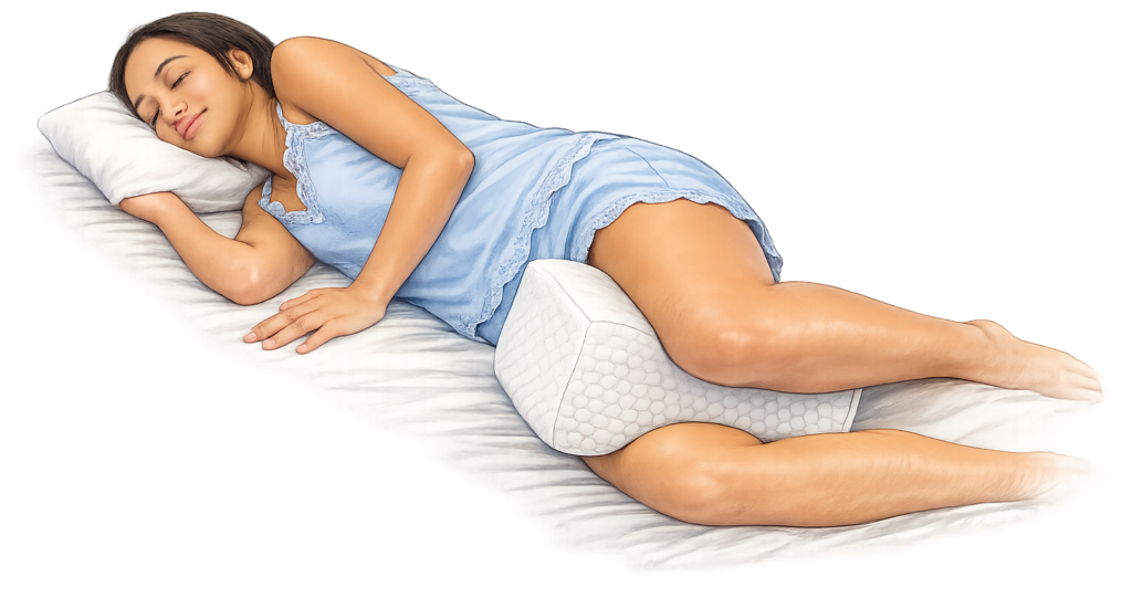 ALMOHADA ERGONÓMICA VISCOELÁSTICA PIERNAS