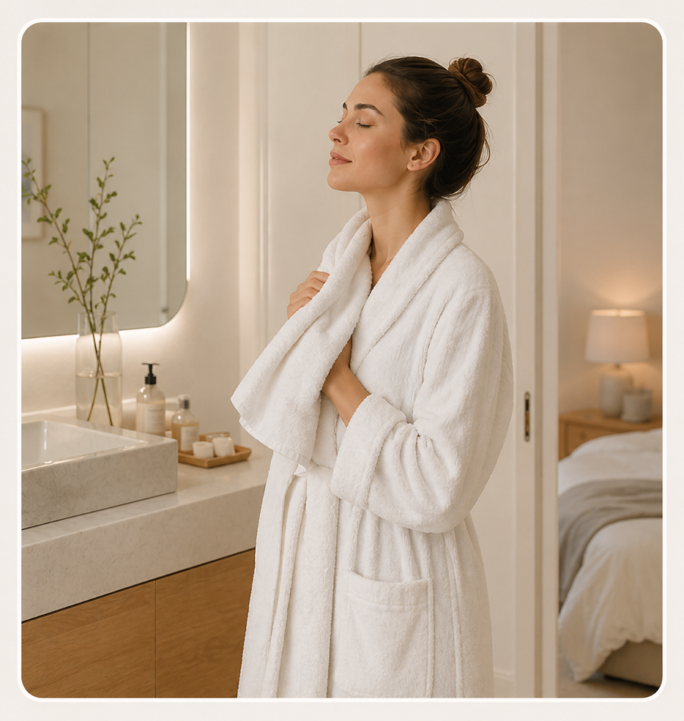 Ducharse antes de dormir para reducir partículas del exterior