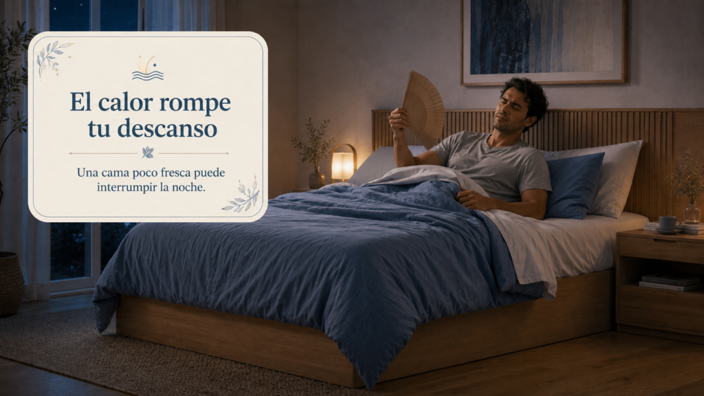 Pasas más calor durante la noche