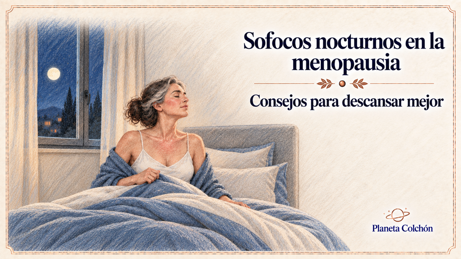 Sofocos nocturnos: cómo afectan al descanso y qué puedes hacer